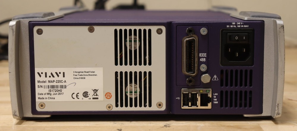 Viavi MAP-220C-A Mainframe w/mPCX-C1 Polarization Control Module Guaranteed GOOD