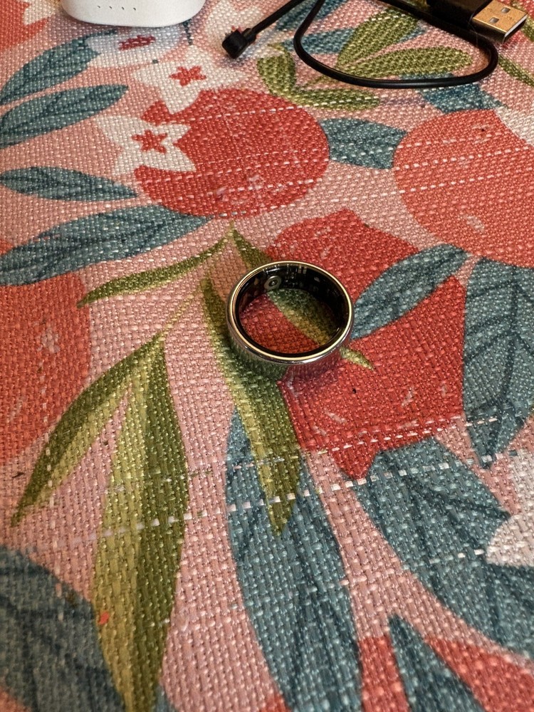 Aurora Smart Ring Size Silver 10