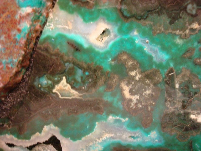 chrysocolla 4 slabs bisbee mine