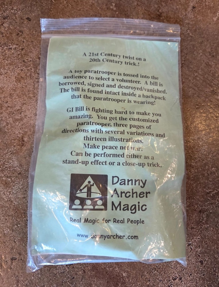 GI BIll by Danny Archer Magic Mentalism Tricks