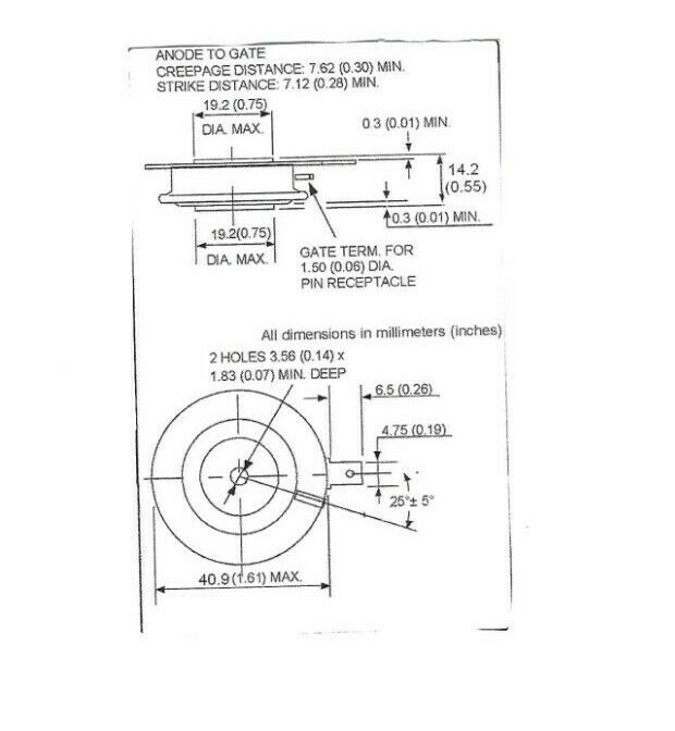 Replacement for SKT340/12E - SEMIKRON Thyristor Semiconductor SCR NEW