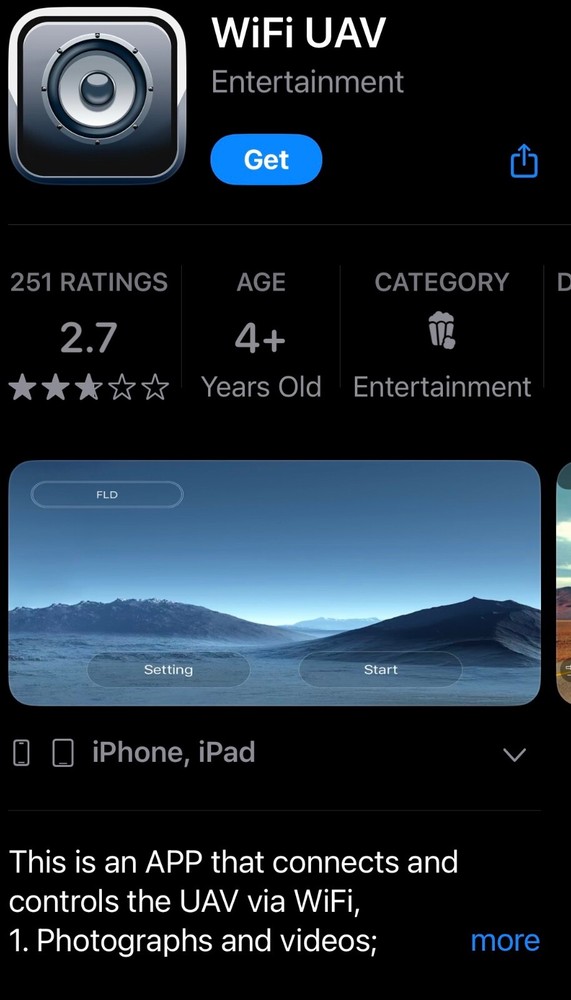 Mini ELF • Folding 4k HD Drone Set w/Case • Camera + Obstacle Avoid • Ships Free