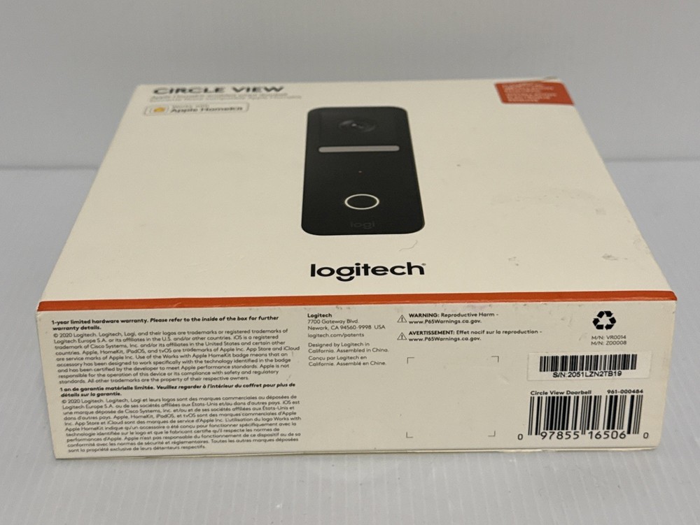 Logitech Circle View Wired Smart Doorbell/Read