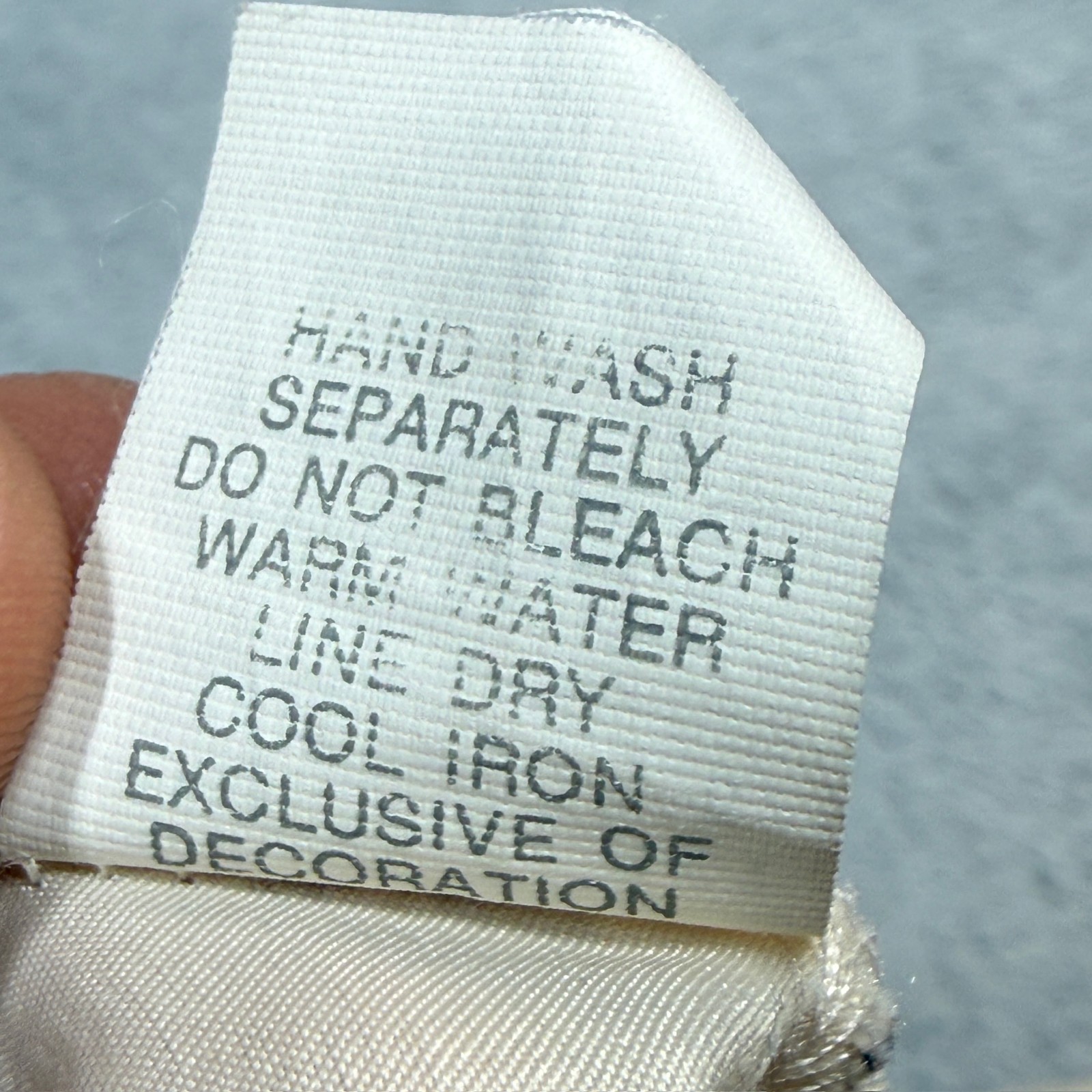 Vintage Christian Dior Slip Top & Skirt Women L Cream Satin Lace Hem READ