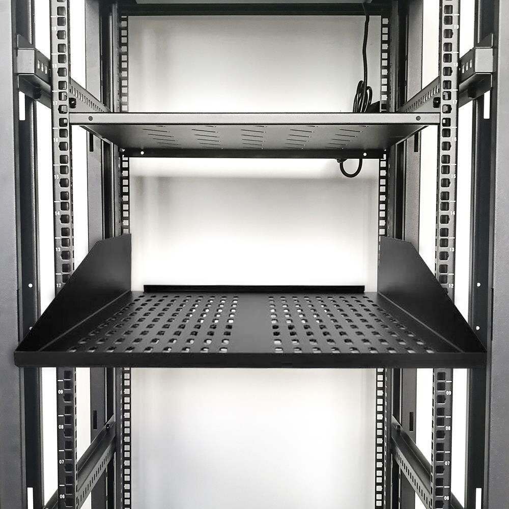 Pyle 2U Server Rack Shelf Universal Device Mounting Tray PLRSTN22U