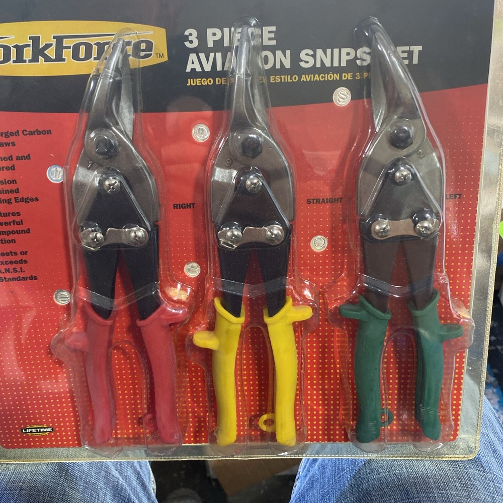 New workforce 3 piece aviation snips