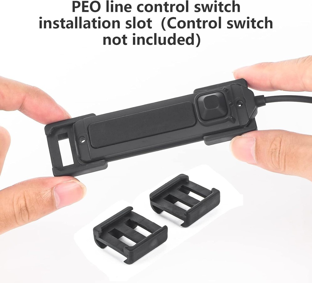 Remote Pressure Switch Mount Clips for Streamlight & PEQ Laser Sights (4PCS)
