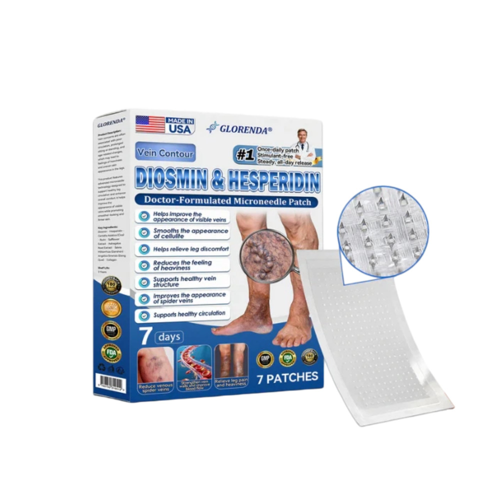 Glorenda Diosmin Contour Microdarts Patch - Vein & Hesperidin Blend