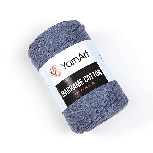 Macrame Cotton – 80% Cotton, 20% Polyamide Macrame Cord, Medium Weight, 8.8
