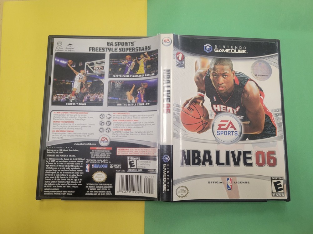 NBA Live 06 - Nintendo Gamecube Case Only