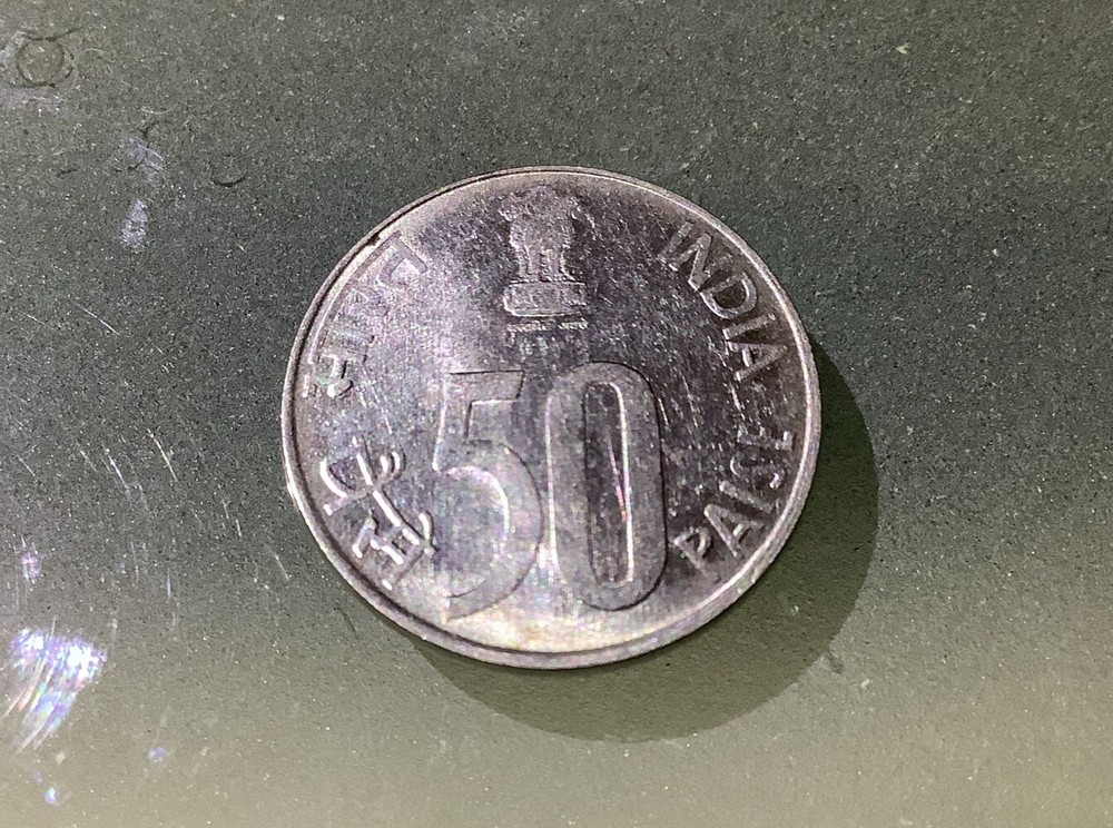 India 50 Paise 2002 Circulated