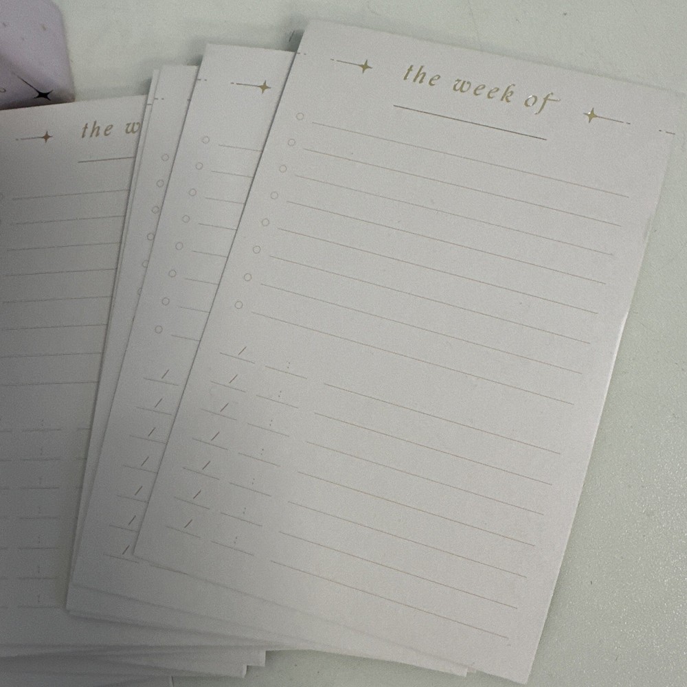 Affirmation Card Set (Missing Wood Block Stand (READ/ issues) 60 Count Notecards