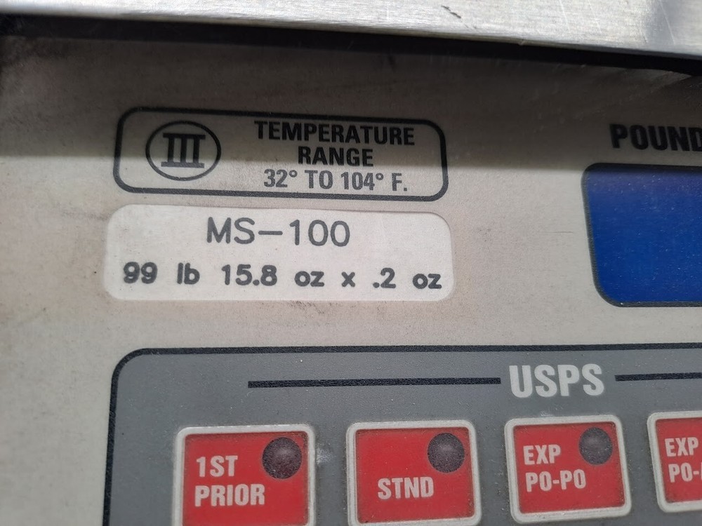 Cardinal Detecto Commercial Scales MS-100