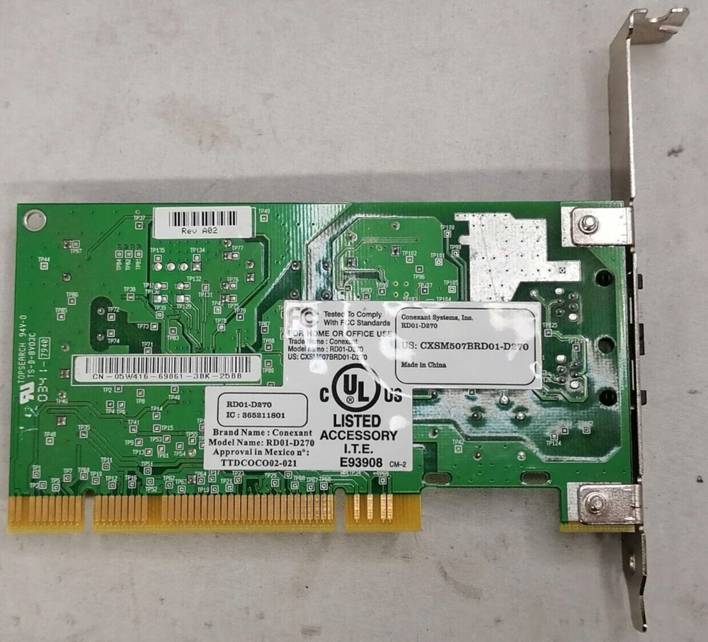 Conexant RD01-D270 Modem Card