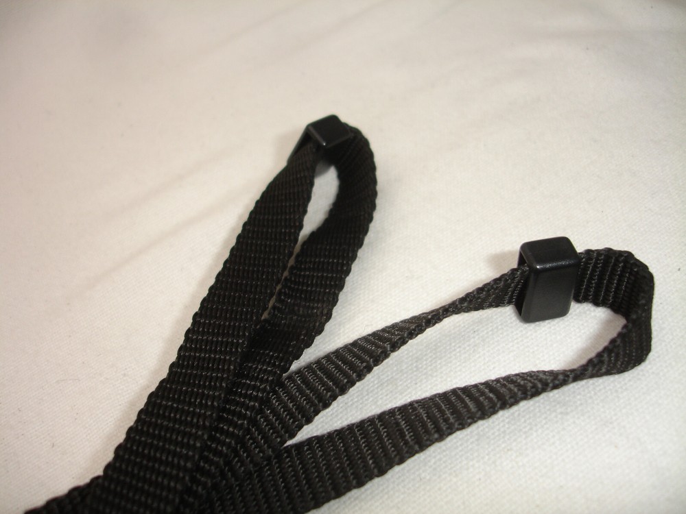 Leica Logo Black Padded Camera Binocular Strap / Neoprene