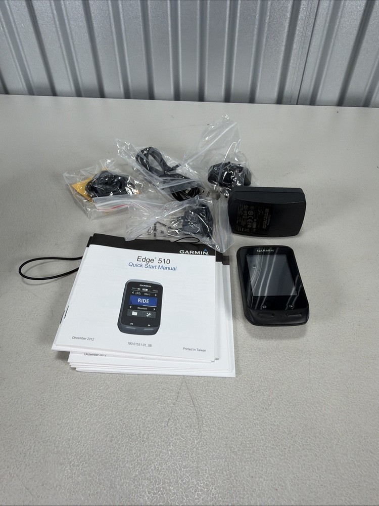 Garmin Edge 510 Cycling Computer Tracker GPS - Works!