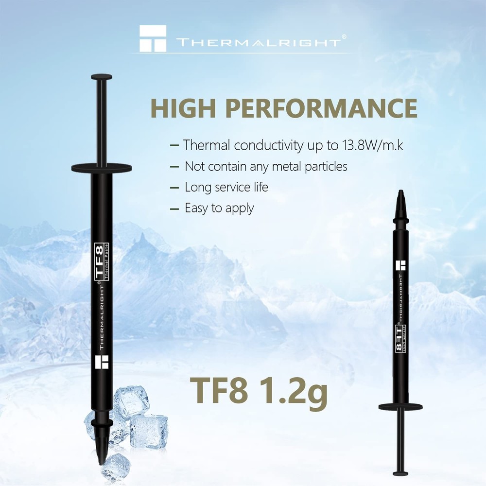 TF8 1.2g Thermal Conductive Paste - Safe & Effective for Electronics Cooling