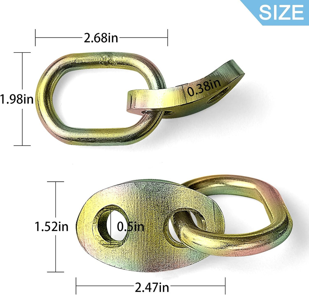 Engine Lifting Bracket Set, 5,500 Lb Capacity, 4 Sets