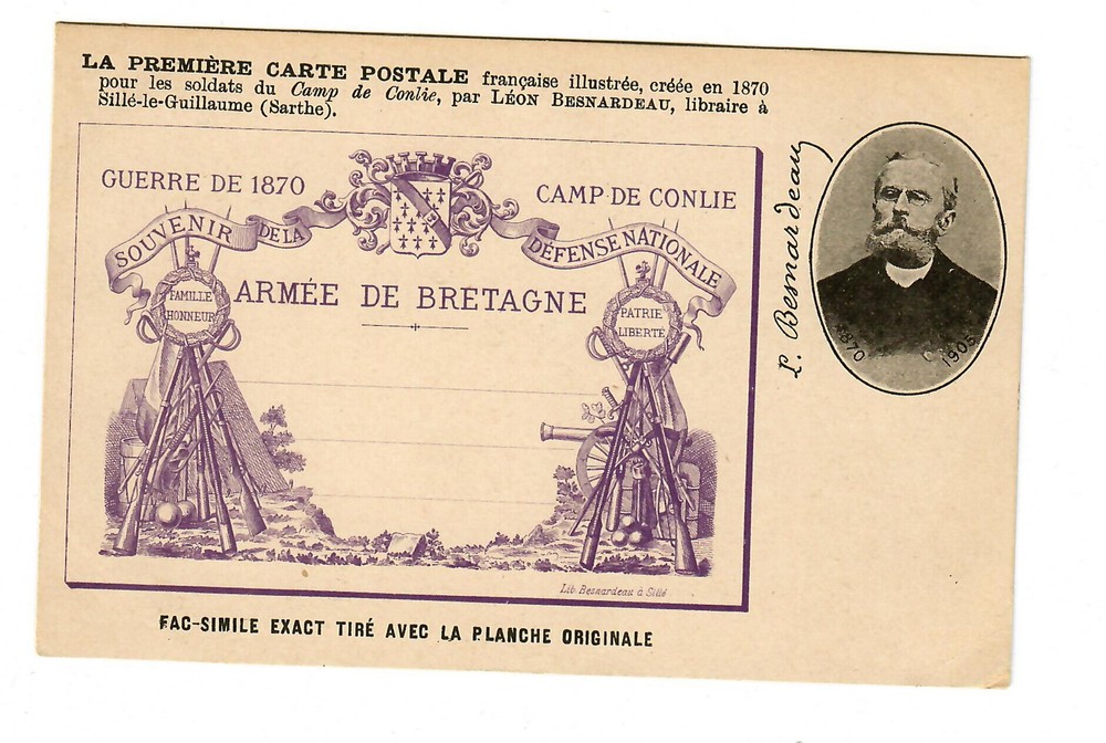 Armée de Bretagme Postcard