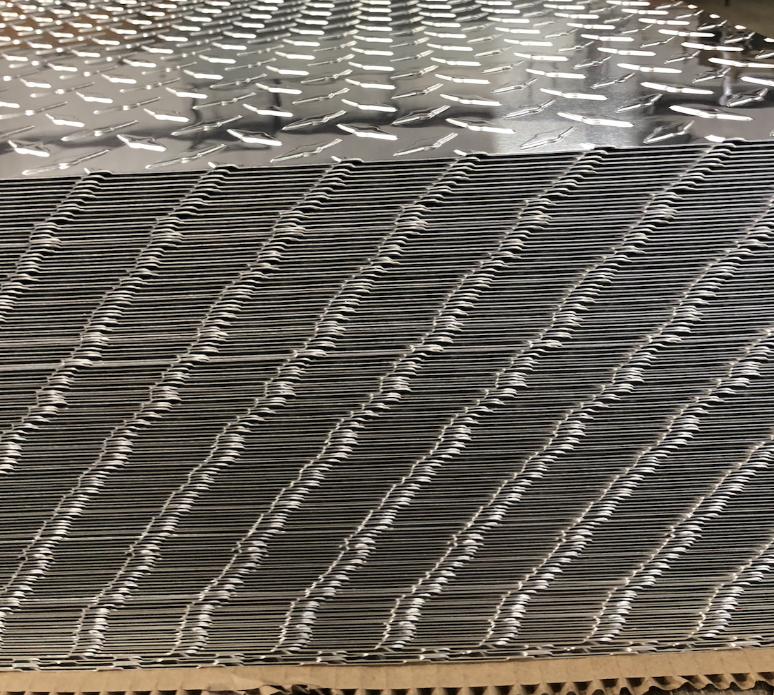 24" x 96" Aluminum Diamond Plate Sheet .025 in Thick - Trailer, RV, Garages, Etc