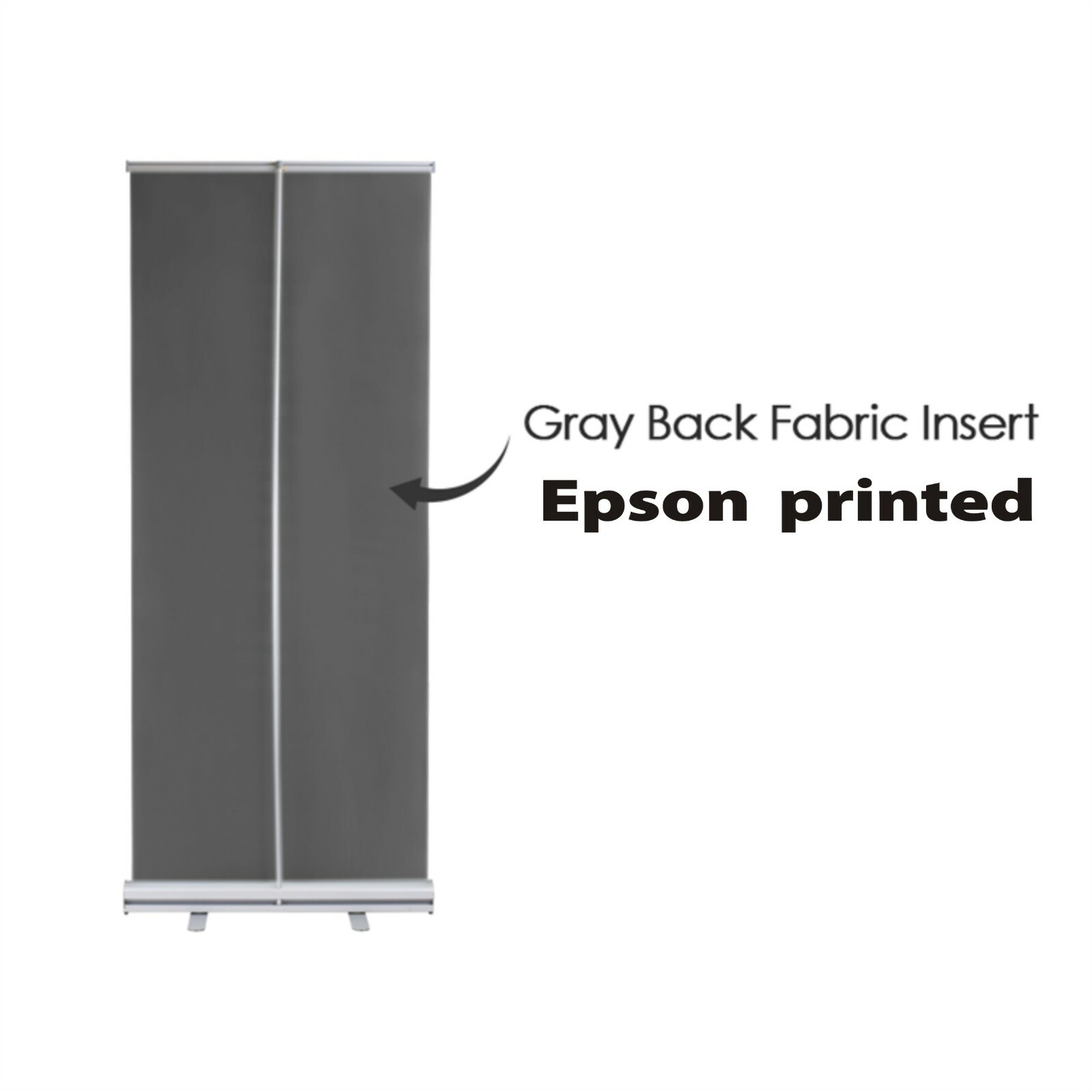 33" x 81" Premium Retractable Roll Up Vinyl Banner Stand Display + Free Printing