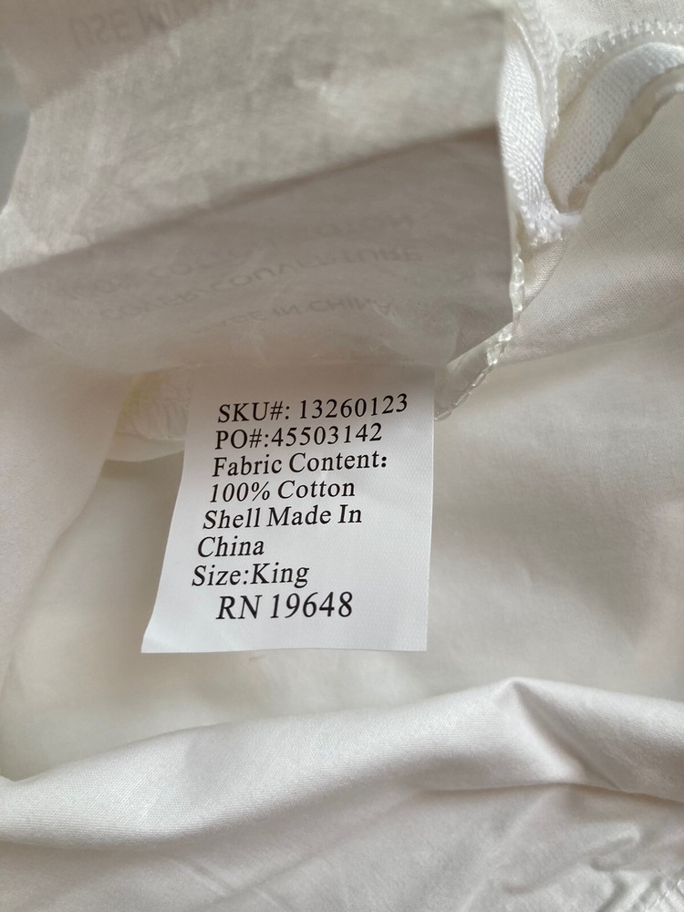 West Elm King 230 Thread Count Pillow Protector