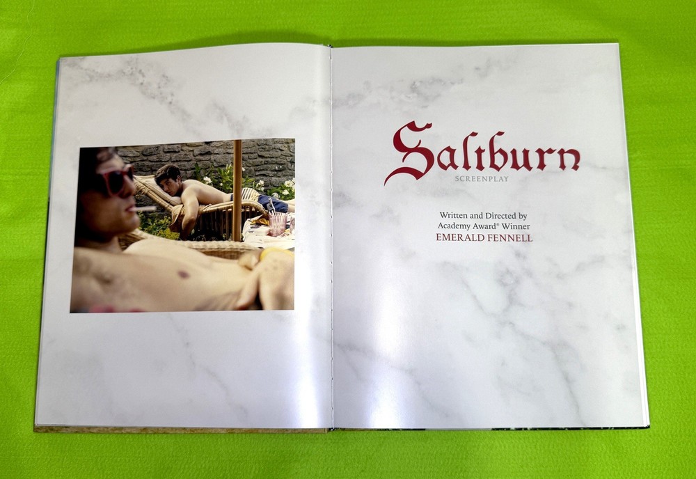 Saltburn Screenplay Book