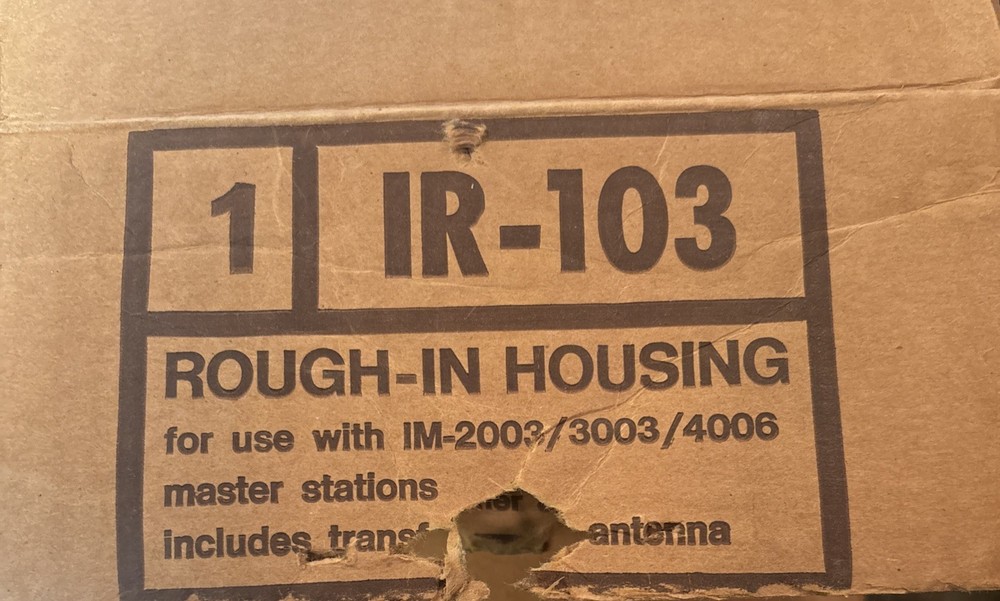 NuTone Rough-in House IR-103
