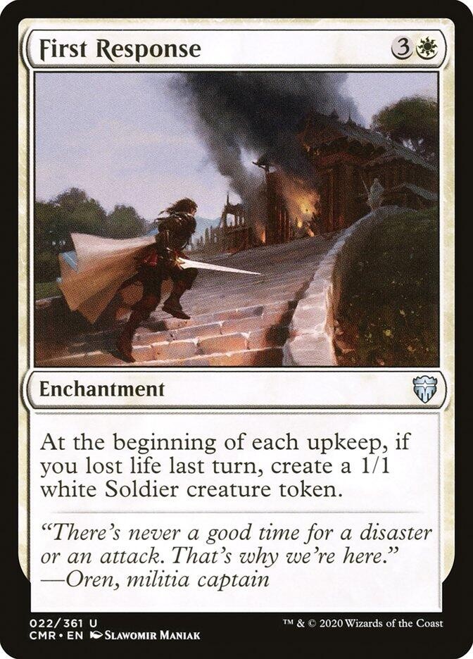 First Response Commander Legends 22 MTG LP