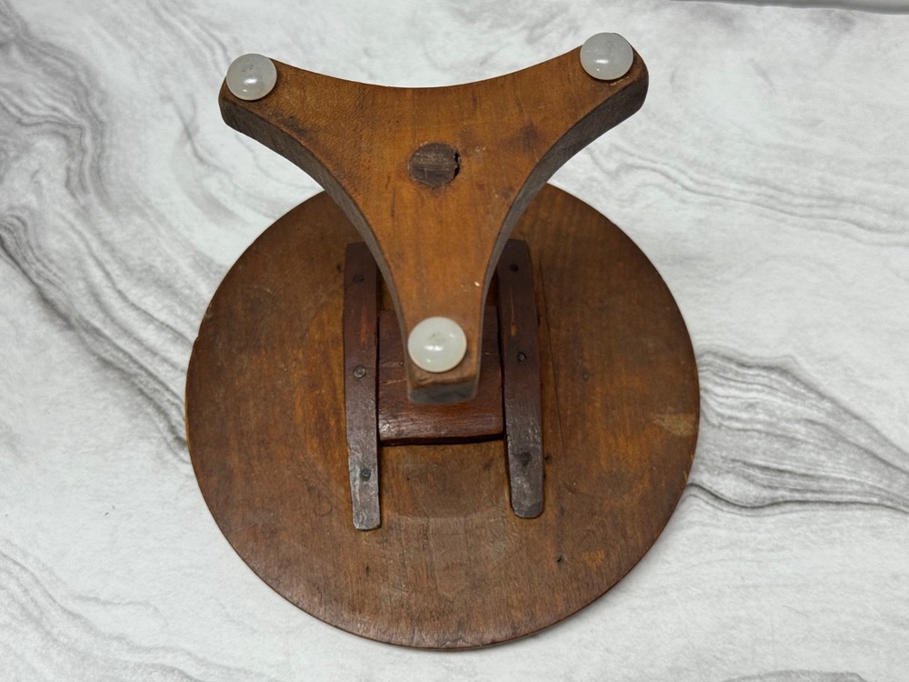 Antique Apprentice Piece Salesman Sample Tilt Top Table Miniature