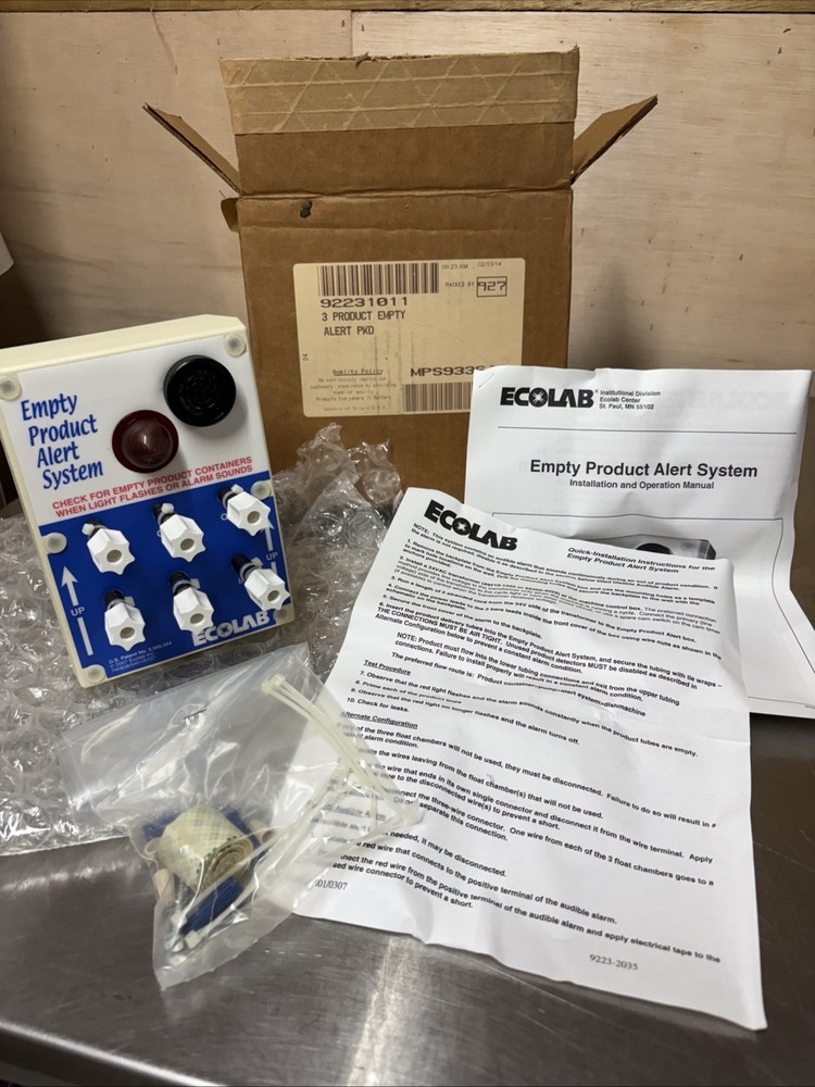Ecolab Empty Product Alert System 92231011
