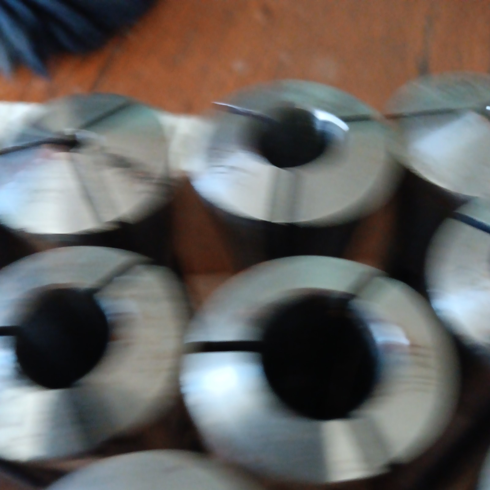 Lot Of 10 Used Assorted R8 Collets/Toolholders - (As Shown) mixed sizes