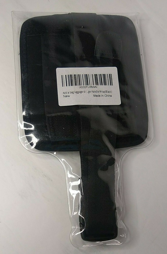 Add A Bag Luggage Strap Handle Wrap Black