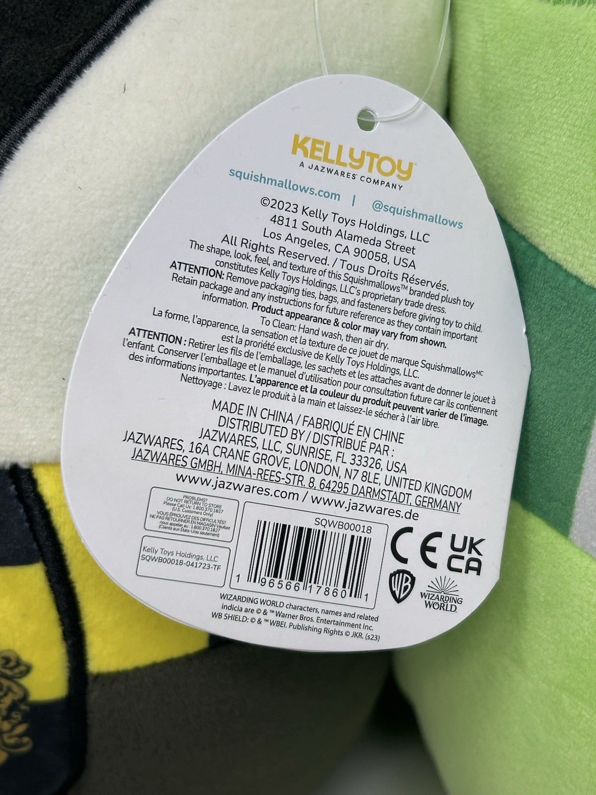 Harry Potter Squishmallows 10” Set (Gryffindor Ravenclaw Slytherin Hufflepuff)