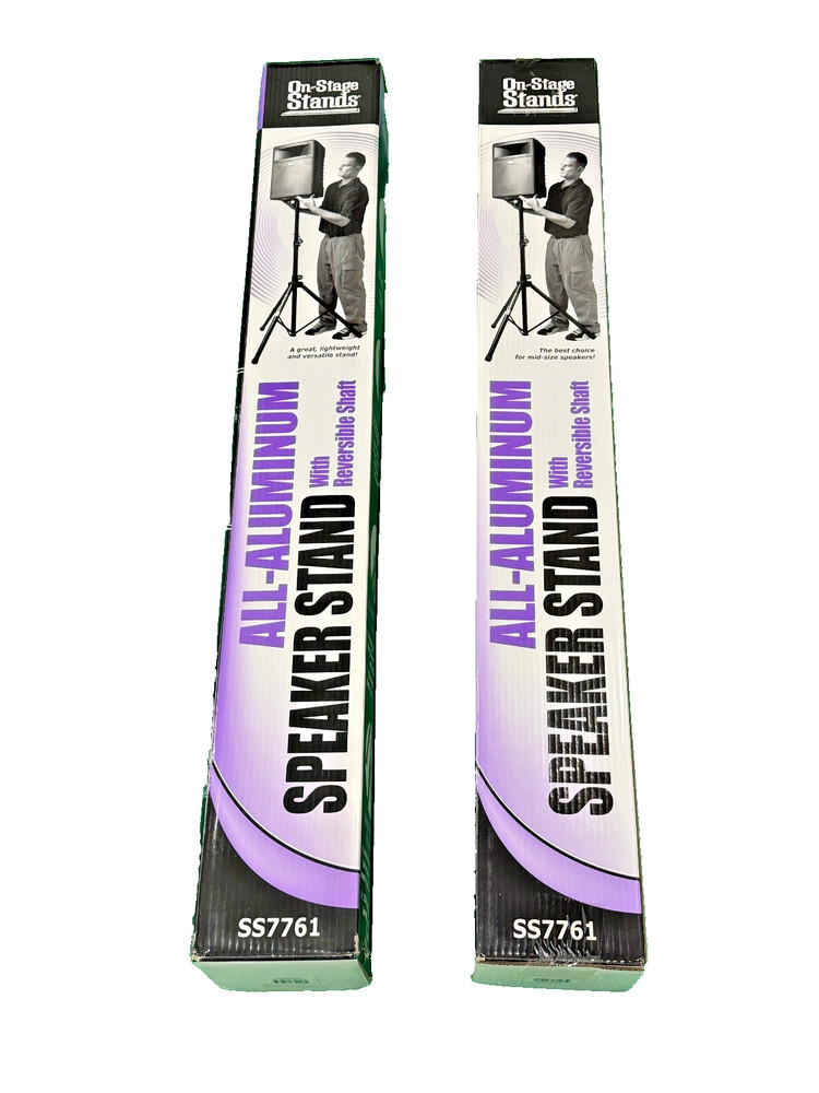 (2) Speaker Stands On stage SS7761