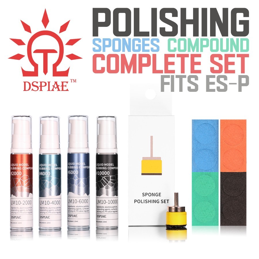 DSPIAE: Polishing Sponge & Compound - Complete Set - Fits ES-P