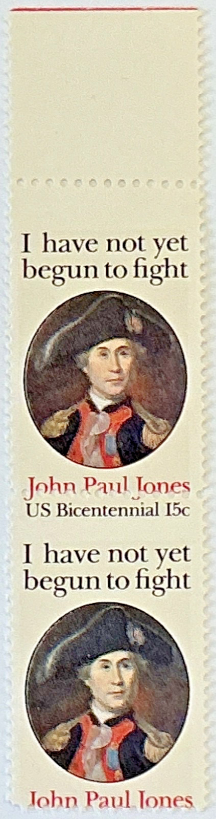 1789 John Paul Jones NO DENOMINATION ERROR MNH 1979