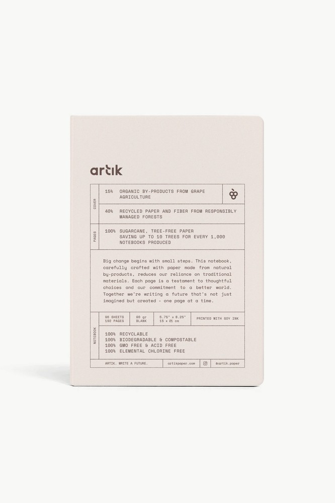 Artik A5 Notebook in Grape - Plain - NEW