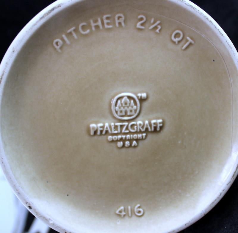 Pfaltzgraff Folk Art 80 Ounce Pitcher