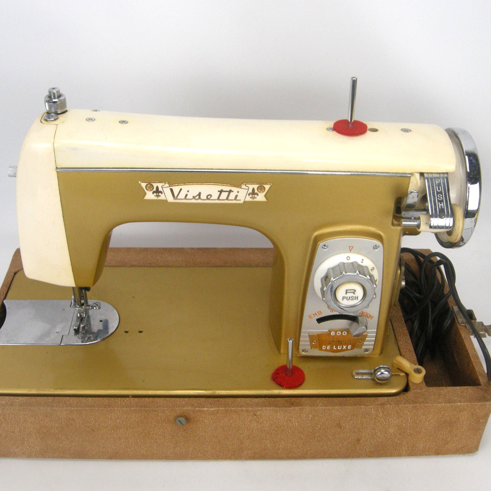 Visetti 600 Precision Push Button De Luxe Sewing Machine Pedal Case
