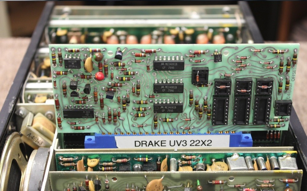 Drake UV-3 Transceiver Extender Board Pair Riser IN KIT FORM