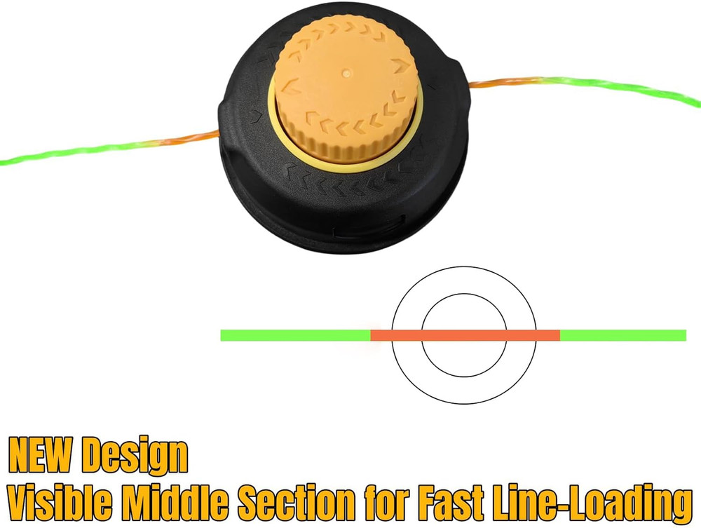 12 Pack String Trimmer Line .095 Compatible with Ego String Trimmer 095 Weed Eat