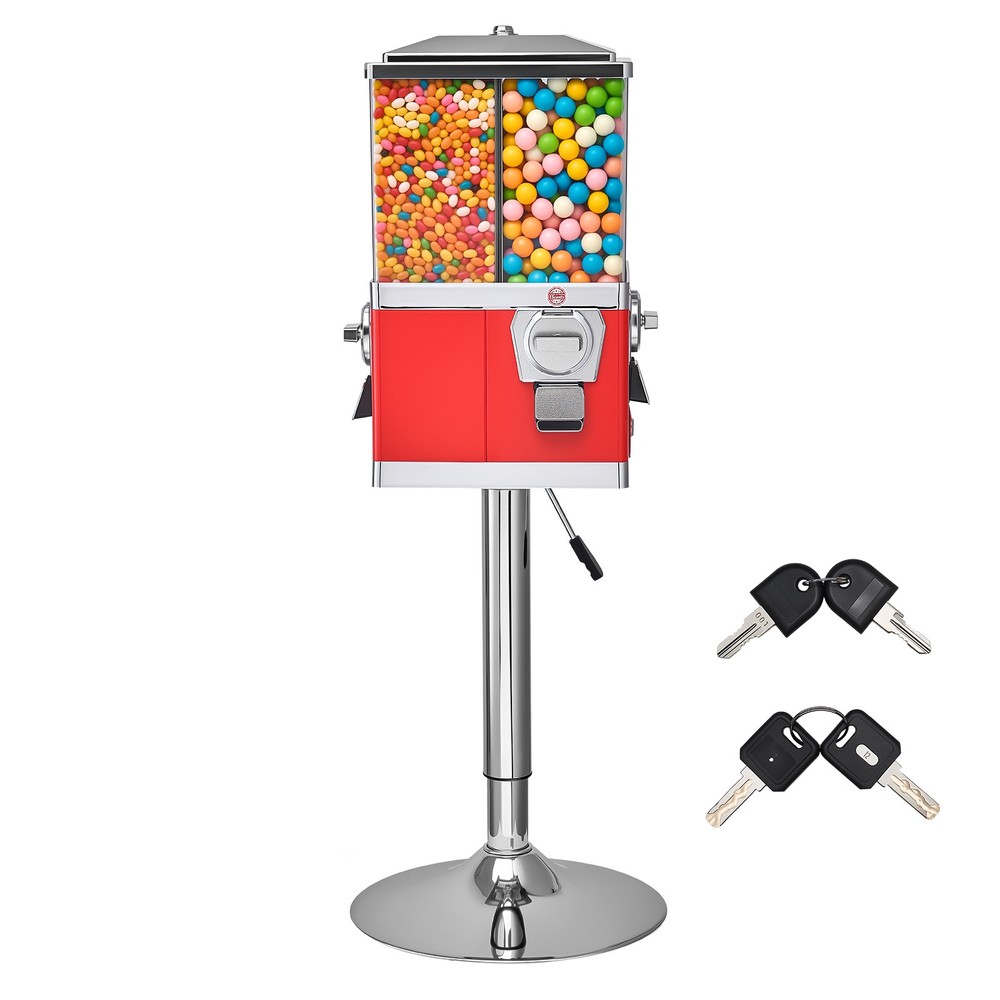 VEVOR Candy Vending Machine Four Compartment Candy Vending Machine with Stand