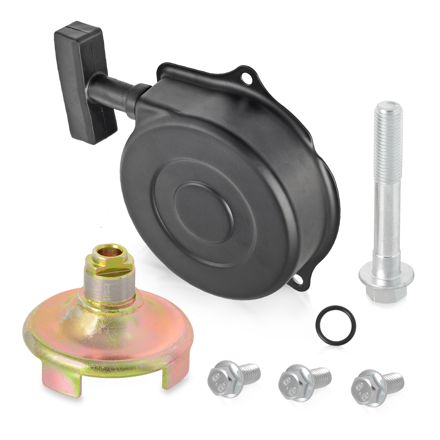 Recoil Starter Assembly & Pulley w/ Bolt for Honda Recon 250 TRX250TE 2002-2020