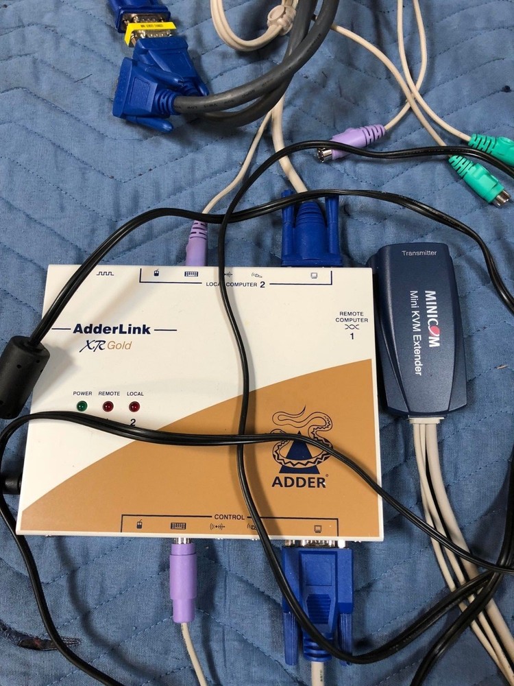 ADDERLINK XR GOLD WITH MINICOM MINI KVM EXTENDER