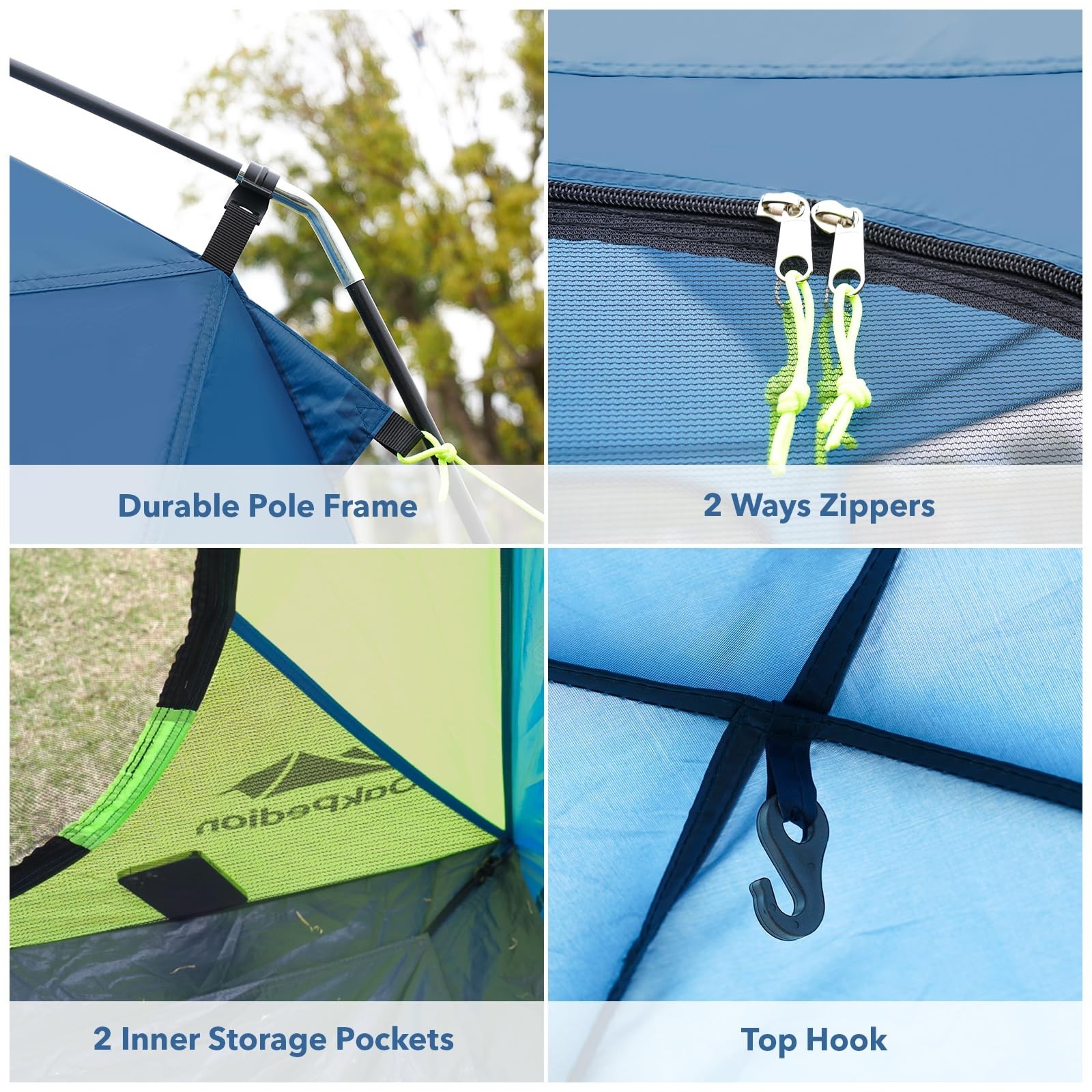 10 x 10ft Screen House Camping Mesh Canopy Tent Room