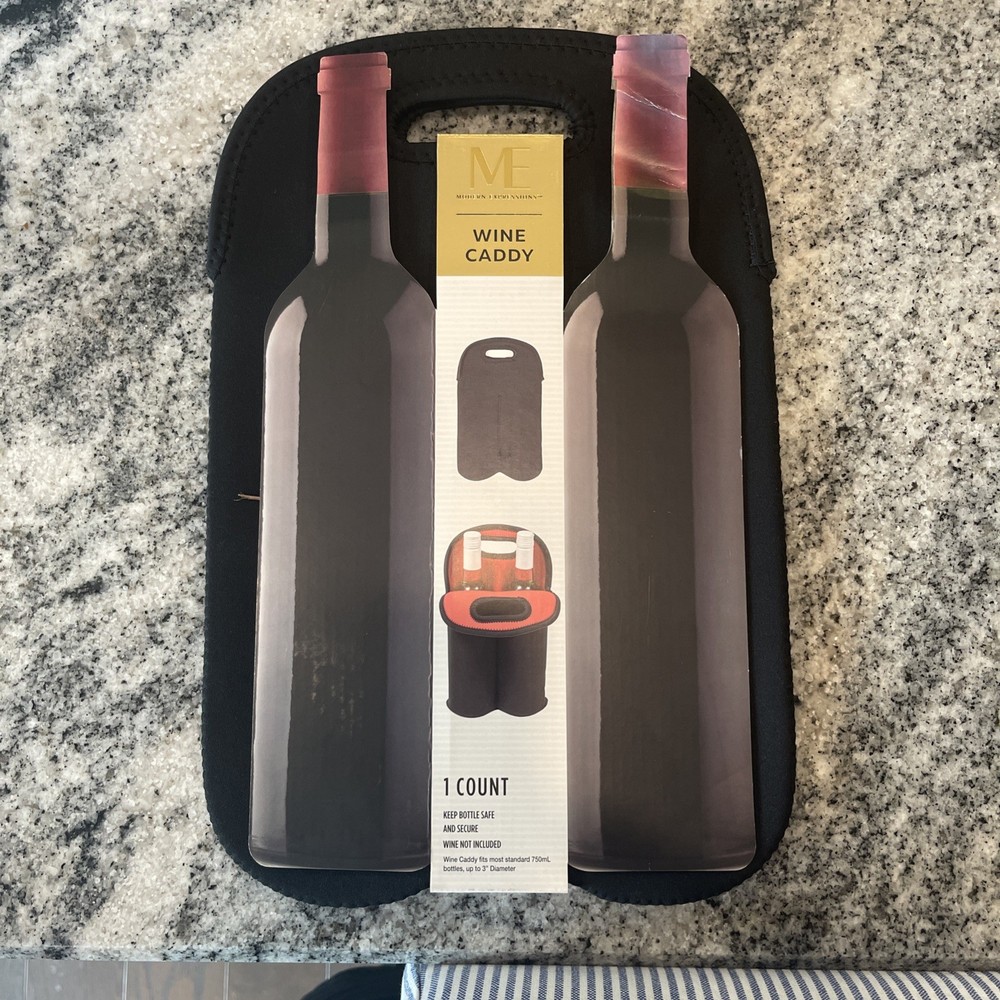 New Modern Expression Wine Caddy Black 