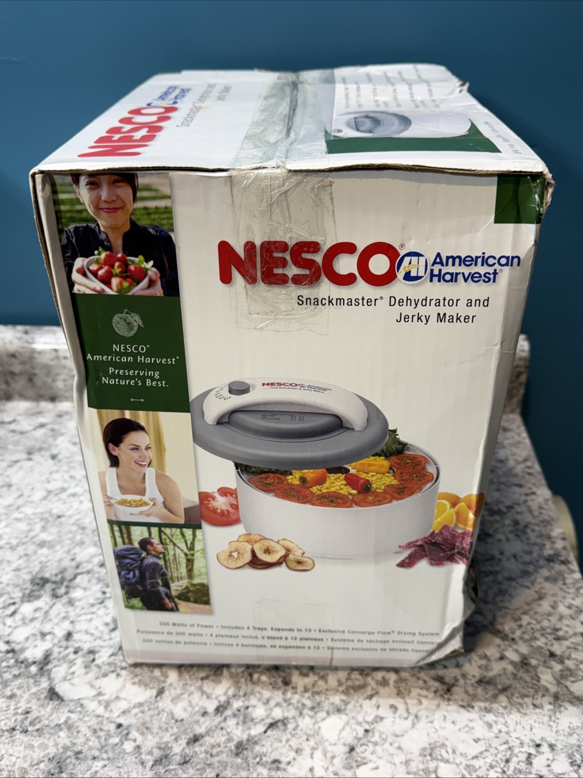 Nesco Snackmaster Encore Dehydrator Jerky Maker FD-61 500W Made in USA