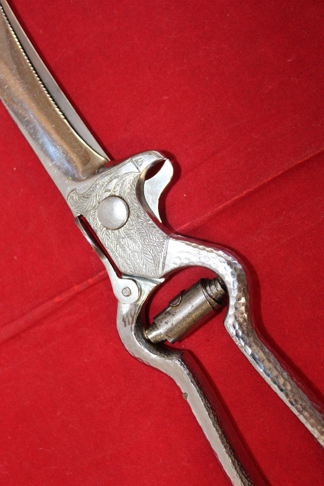 RARE VTG Justinus Soligen Germany Eagle Kitchen Shears 4" Blade