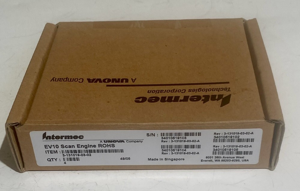 NEW 4x Intermec EV10 Dell High Performance APS Barcode Scanner Scan Engine